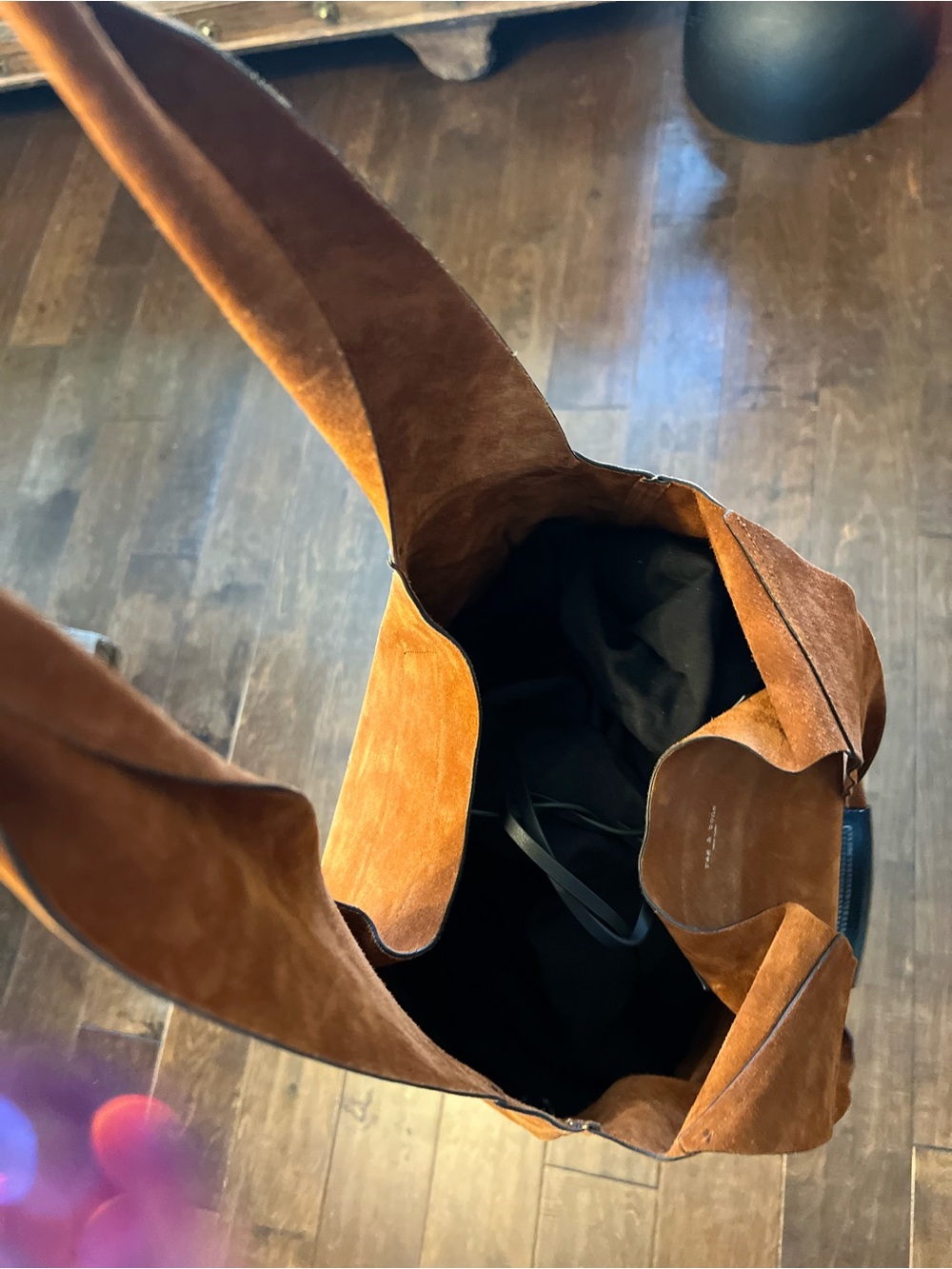 Rag & Bone Suede Tote Bag in Cognac - Picture 5 of 6